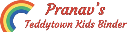 Pranv's Teddytown Kids Busy Binder